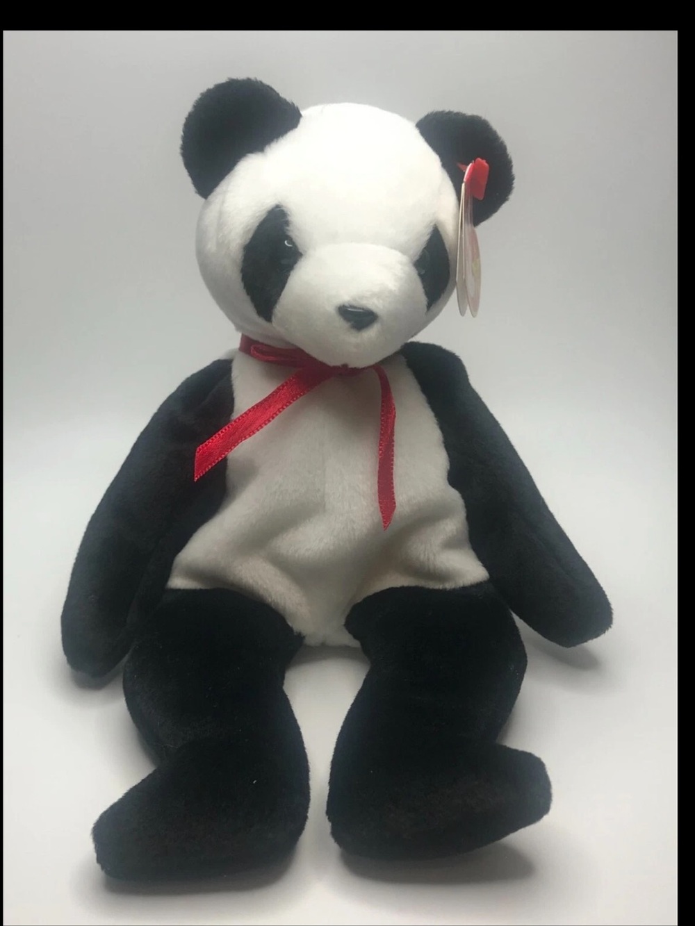 Ty Beanie Babies Fortune Panda Bear Excellent Near Mint Condition
